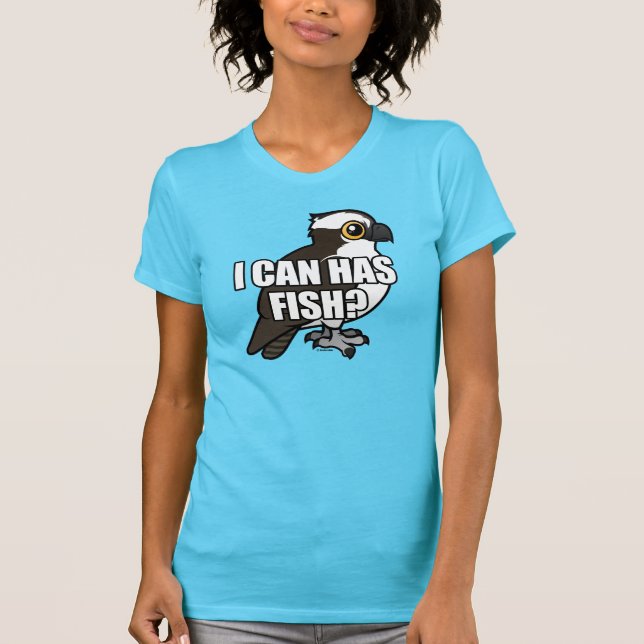 Camiseta Eu posso tenho peixes? (Frente)