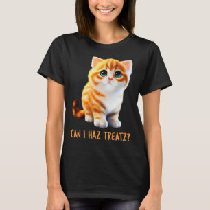 Camiseta Eu Posso Treatz Gato Gato Fofo Fala Kitten Beautif