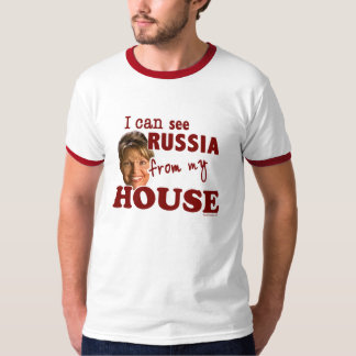 Camiseta Eu posso ver Rússia de meu t-shirt da casa