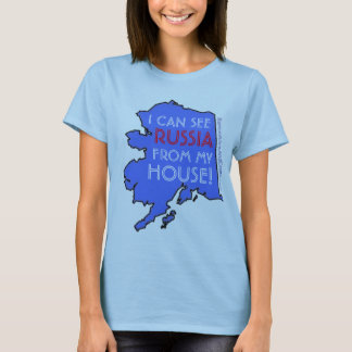CAMISETA EU POSSO VER RÚSSIA DE MINHA CASA!