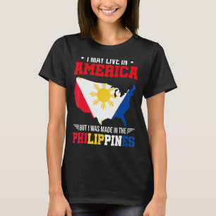 Camiseta Eu Posso Viver Na América Mas Fui Feito No Philip