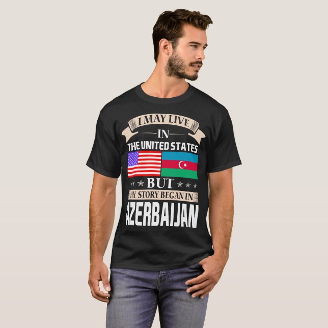Camiseta Eu posso viver na história dos EUA comecei em (Frente Completa)