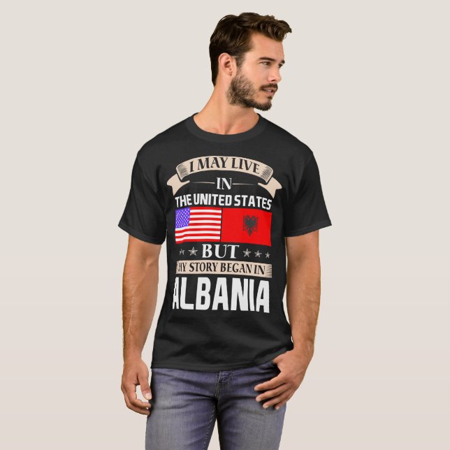 Camiseta Eu posso viver na história dos EUA comecei em (Frente Completa)