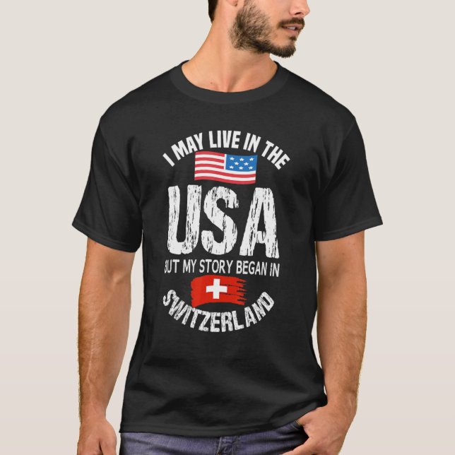 Camiseta Eu Posso Viver Nos Estados Unidos Mas Minha Histór (Frente)