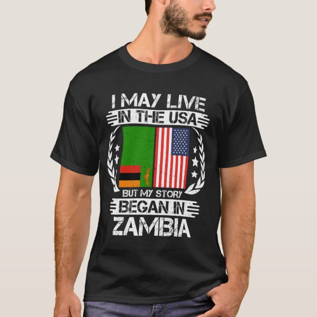 Camiseta Eu Posso Viver Nos Estados Unidos Mas Minha Histór (Frente)