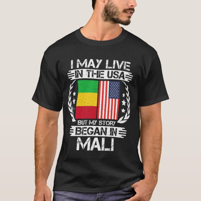 Camiseta Eu Posso Viver Nos Estados Unidos Mas Minha Histór (Frente)