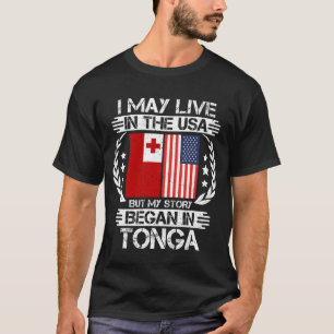 Camiseta Eu Posso Viver Nos Estados Unidos Mas Minha Histór
