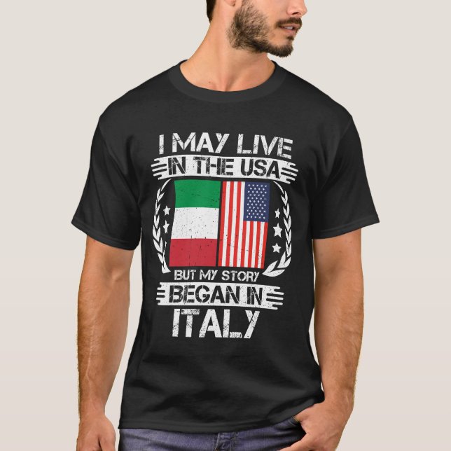 Camiseta Eu Posso Viver Nos Estados Unidos Mas Minha Histór (Frente)
