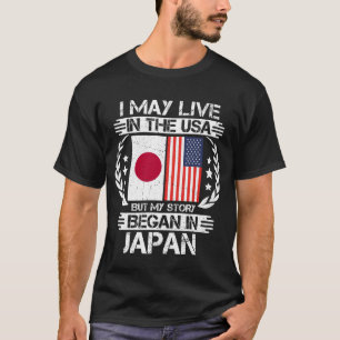 Camiseta Eu Posso Viver Nos Estados Unidos Mas Minha Histór