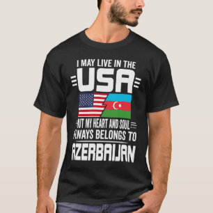 Camiseta Eu Posso Viver Nos EUA, Mas Meu Coração Sempre Per