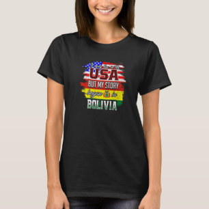 Camiseta Eu Posso Viver Nos Eua Mas Minha História Começou