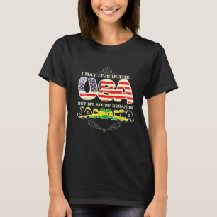 Camiseta Eu Posso Viver Nos Eua Mas Minha História Começou