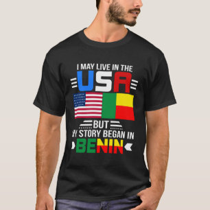 Camiseta Eu Posso Viver Nos EUA Mas Minha História Começou