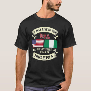 Camiseta Eu Posso Viver Nos Eua Mas Minha História Começou
