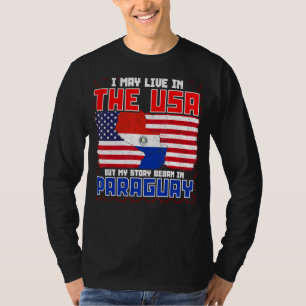 Camiseta Eu Posso Viver Nos Eua Mas Minha História Começou