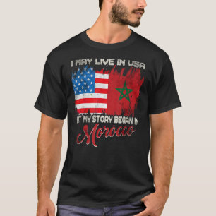 Camiseta Eu Posso Viver Nos Eua Mas Minha História Começou