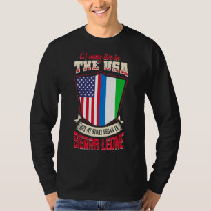 Camiseta Eu Posso Viver Nos Eua Mas Minha História Começou