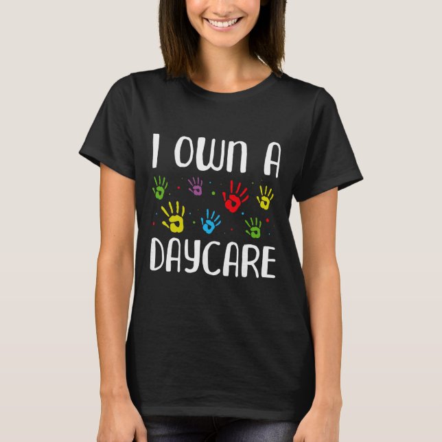 Camiseta Eu Possuo Uma Creche - Professor de Creche Provedo (Frente)