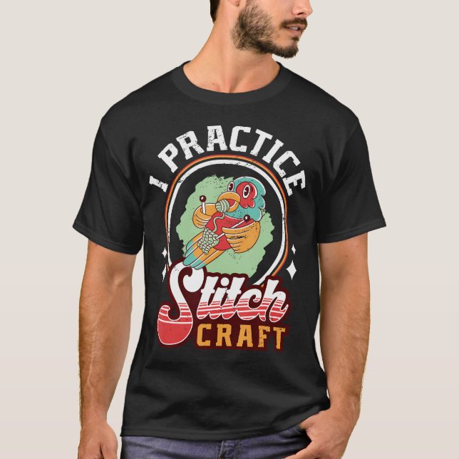 Camiseta Eu Pratico a Arte da Costura (Frente)