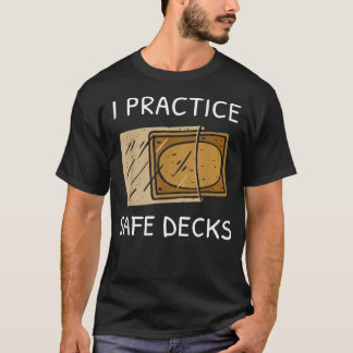 Camiseta Eu Pratico Decks Seguros Ditoza Engraçada