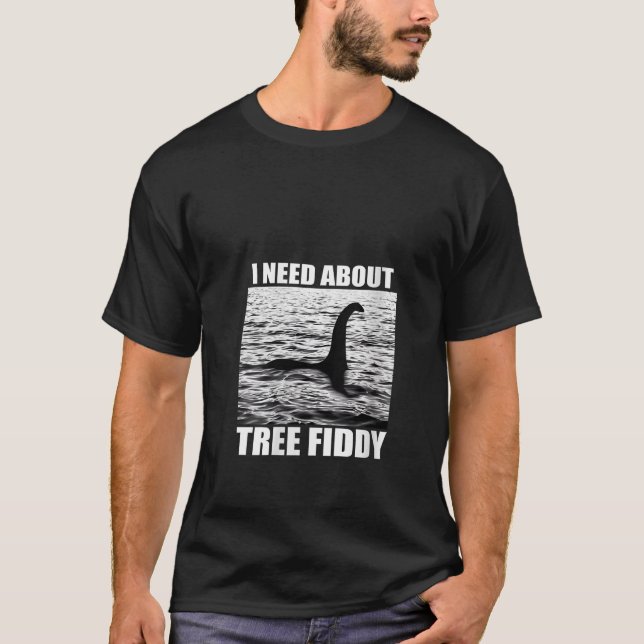 Camiseta Eu Preciso Da Árvore Fiddy Roupa V Pescoço Engraça (Frente)