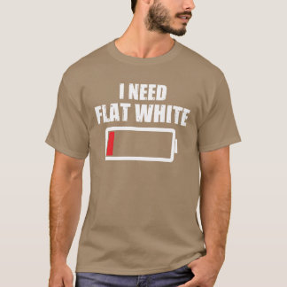 Camiseta Eu Preciso de Amigos que Bebem Café que Dizem Flat