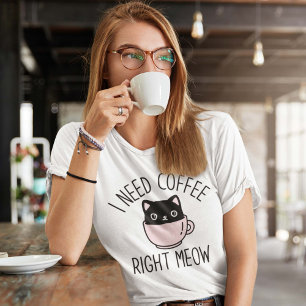 Camiseta Eu Preciso De Café No Meu Jeito