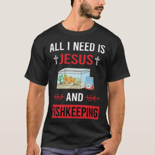 Camiseta Eu Preciso De Jesus Peixe De Pesca