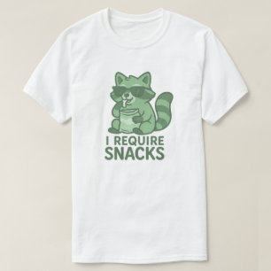 CAMISETA EU PRECISO DE SNACKS