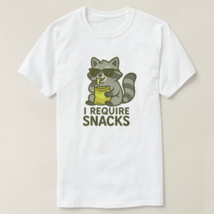 CAMISETA EU PRECISO DE SNACKS