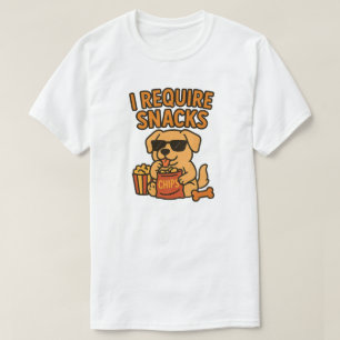 CAMISETA EU PRECISO DE SNACKS