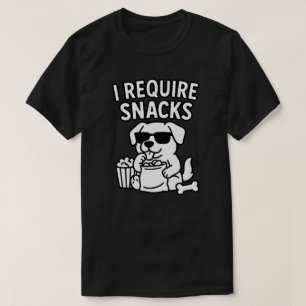 CAMISETA EU PRECISO DE SNACKS