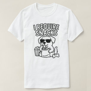 CAMISETA EU PRECISO DE SNACKS