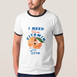 Camiseta Eu preciso de um pouco de vitamina do mar