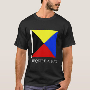 Camiseta Eu Preciso De Um Sinalizador De Sinal De Nave Zulu