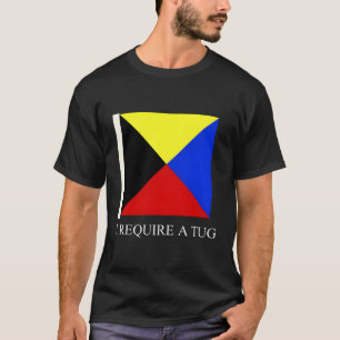 Camiseta Eu Preciso De Um Sinalizador De Sinal De Nave Zulu