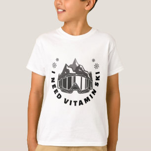 Camiseta Eu Preciso de Vitamina Esqui