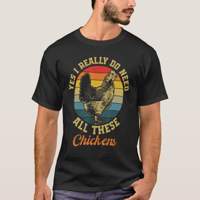 Camiseta Eu Preciso Dessas Galinhas Fêmea (Frente)