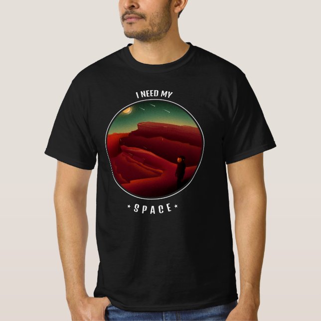 Camiseta eu preciso do meu espaço (Frente)