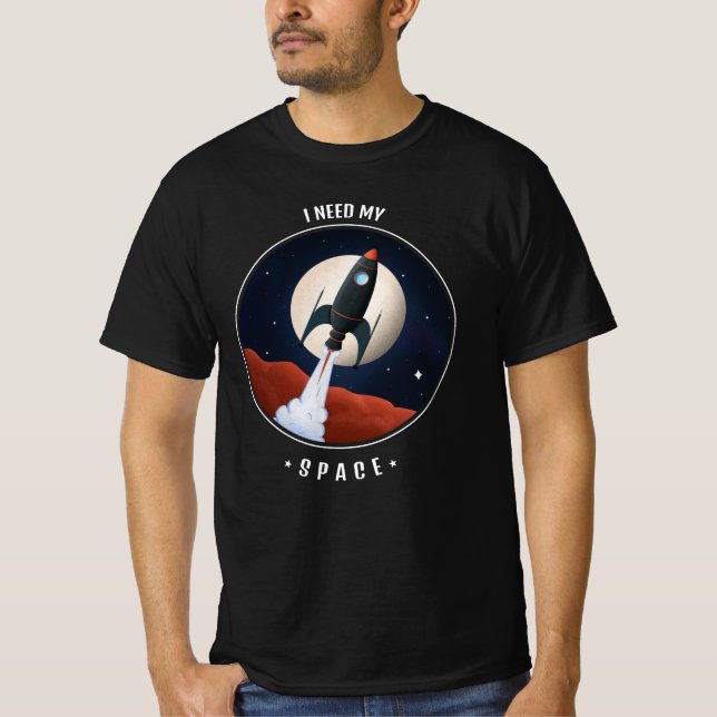 Camiseta eu preciso do meu espaço (Frente)