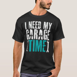 Camiseta Eu Preciso do Meu Tempo na Garagem Mecânicos Mecân