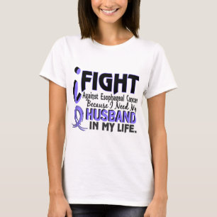 Camiseta Eu preciso meu cancer esofágico do marido