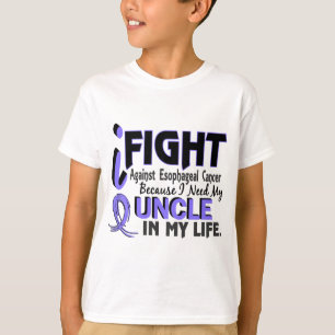 Camiseta Eu preciso meu tio Esofágico Cancer