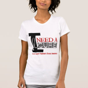 Camiseta EU PRECISO t-shirt da DOENÇA de PARKINSON da CURA