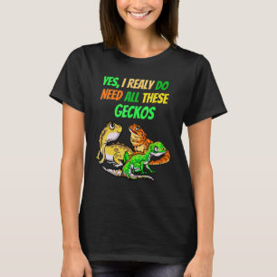 Camiseta Eu Preciso Todos Os Geckos Réptil Dragão Pet Víb