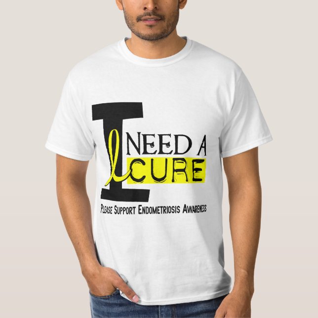 Camiseta Eu preciso uma endometriose da cura 1 (Frente)