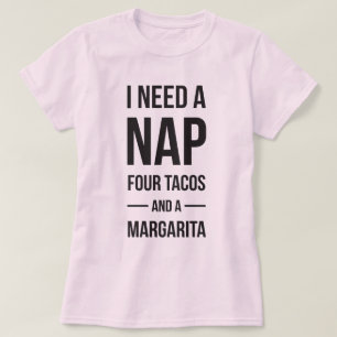 Camiseta Eu preciso uma sesta & um Tacos