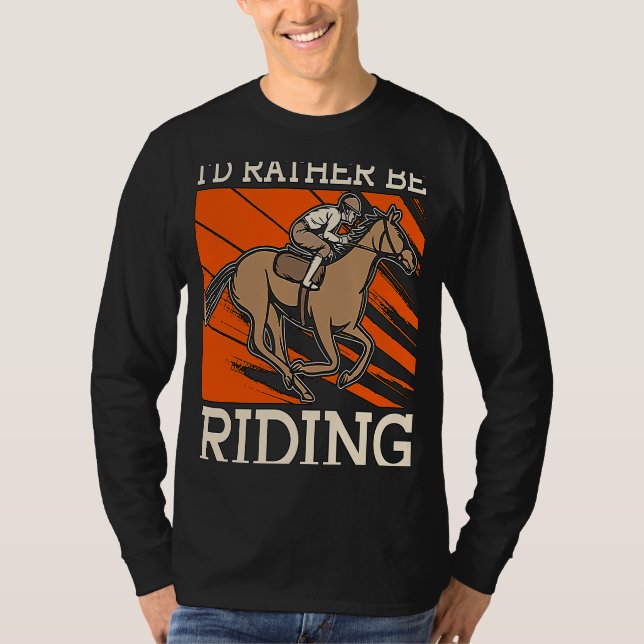 Camiseta Eu Preferencialmente Andando De Equino Adora Caval (Frente)