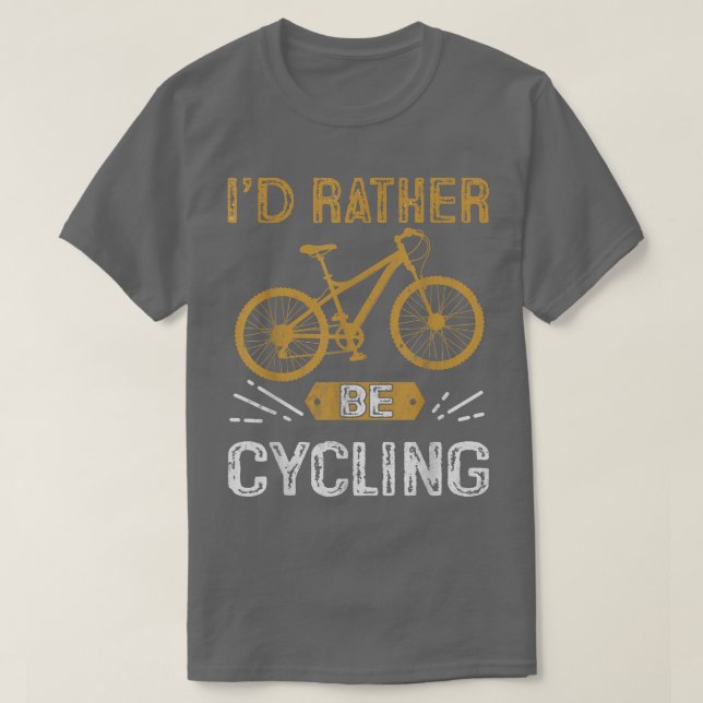 Camiseta Eu Preferencialmente Ciclo De Biker De Ciclismo (Frente do Design)