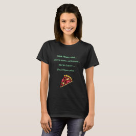 Camiseta Eu preferencialmente comeria uma pizza